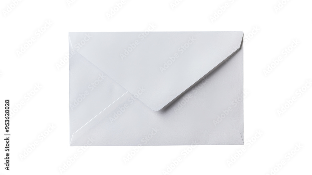 A clean, white envelope with a pointed flap, ideal for mailing letters and invitations in various personal and professional settings. isolated on a white background, transparent background. A clean, white envelope with a pointed flap, ideal for mailing letters and invitations in various personal and professional settings. isolated on a white background, transparent background.
