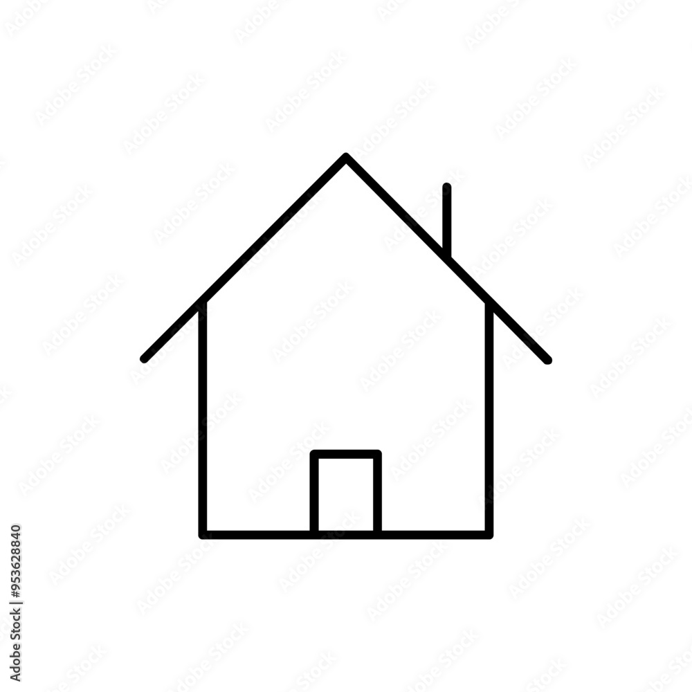 Hostel icon vector. Home illustration sign. House symbol or logo. Hostel icon vector. Home illustration sign. House symbol or logo.