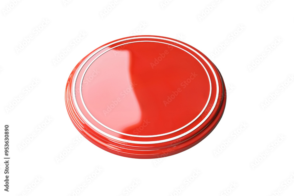 Shiny red button with a smooth finish, perfect for digital interfaces and modern designs. isolated on a white background, transparent background. Shiny red button with a smooth finish, perfect for digital interfaces and modern designs. isolated on a white background, transparent background.