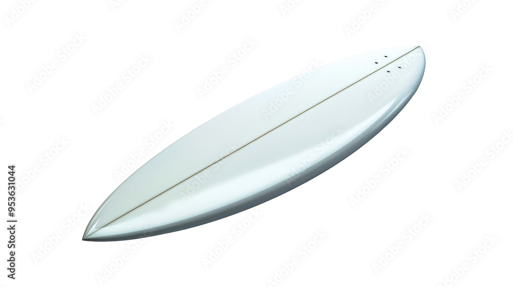Sleek white surfboard designed for high performance on ocean waves, perfect for surfing enthusiasts and water sports photography. isolated on a white background, transparent background. Sleek white surfboard designed for high performance on ocean waves, perfect for surfing enthusiasts and water sports photography. isolated on a white background, transparent background.