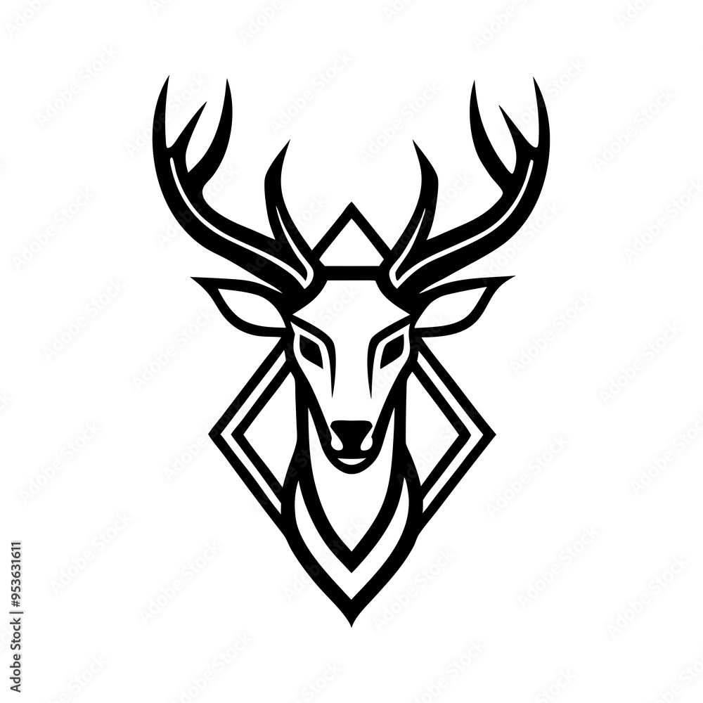 deer head vector deer head vector