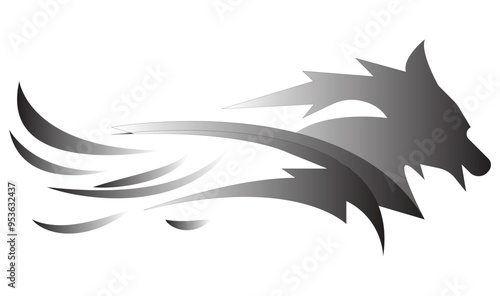 Fox logo design icon symbol vector illustration