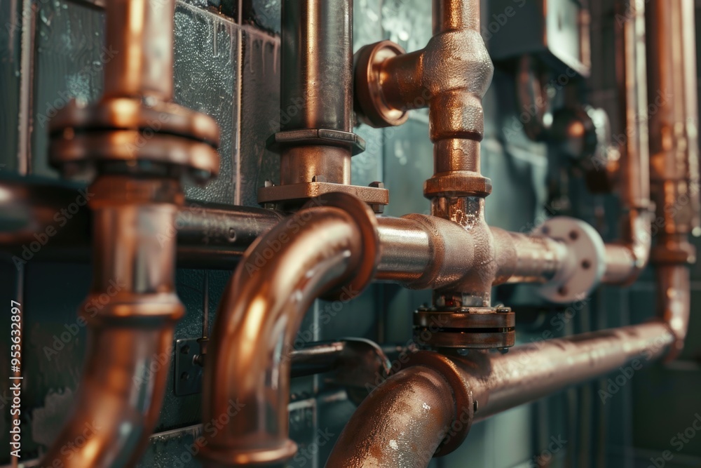 Pipes and Fittings in Industrial Setting Pipes and Fittings in Industrial Setting