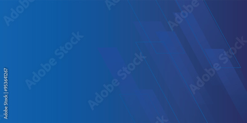 dark blue background with abstract square shape, dynamic and sport banner concept.