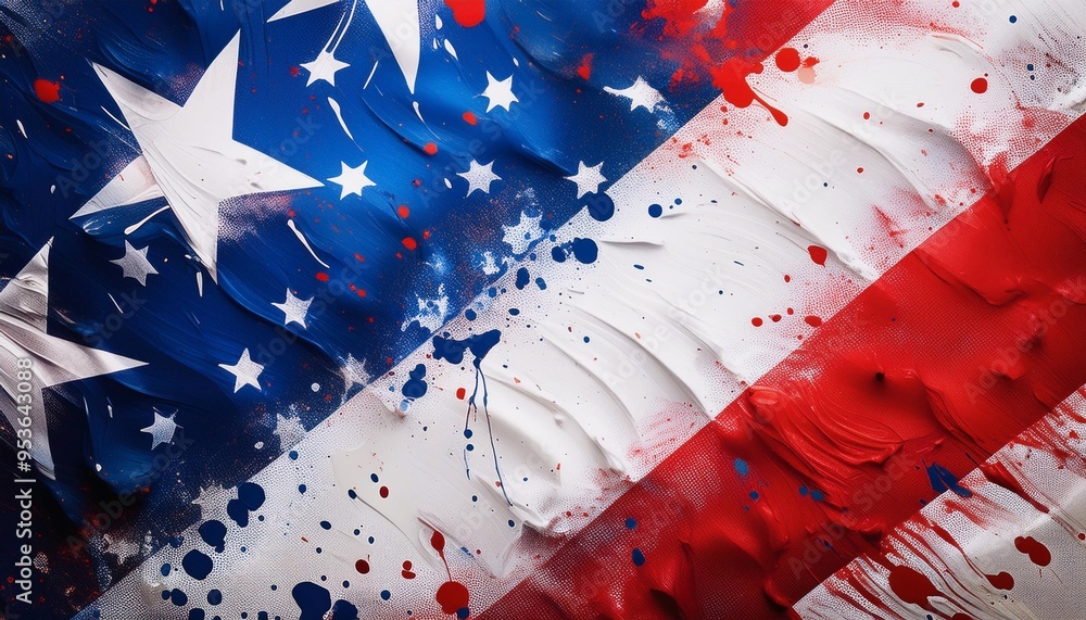Obraz premium american flag background