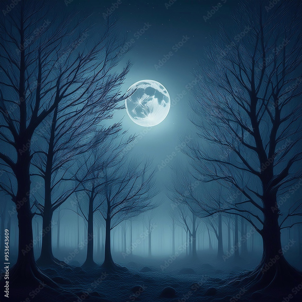 Fototapeta premium moon night