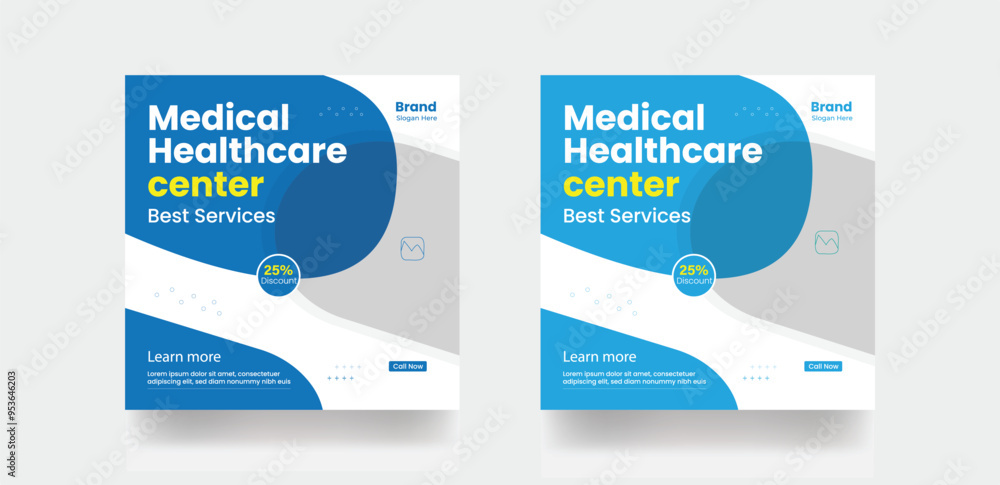 Clinic Healthcare social media post design hospital banner design flyer template Clinic Healthcare social media post design hospital banner design flyer template