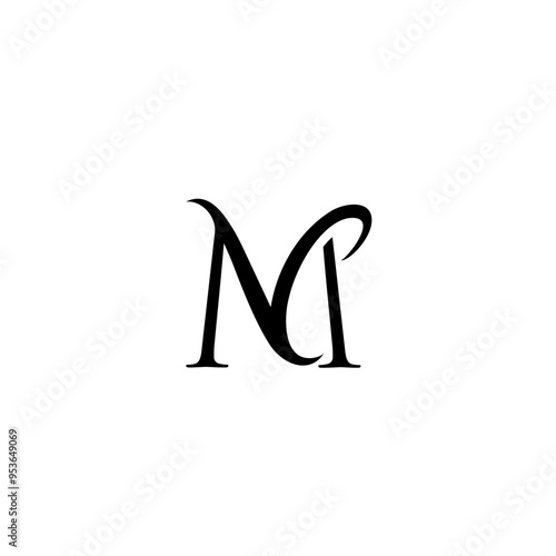 Initial Letter MC Logo designs