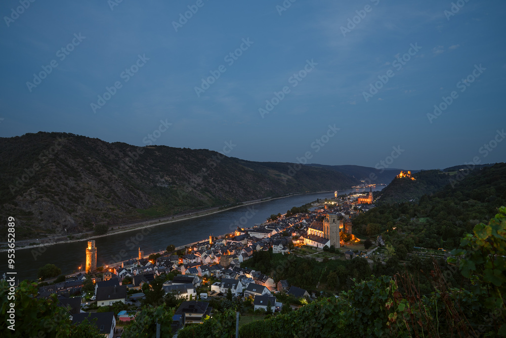 Blick auf Oberwesel, August 2024