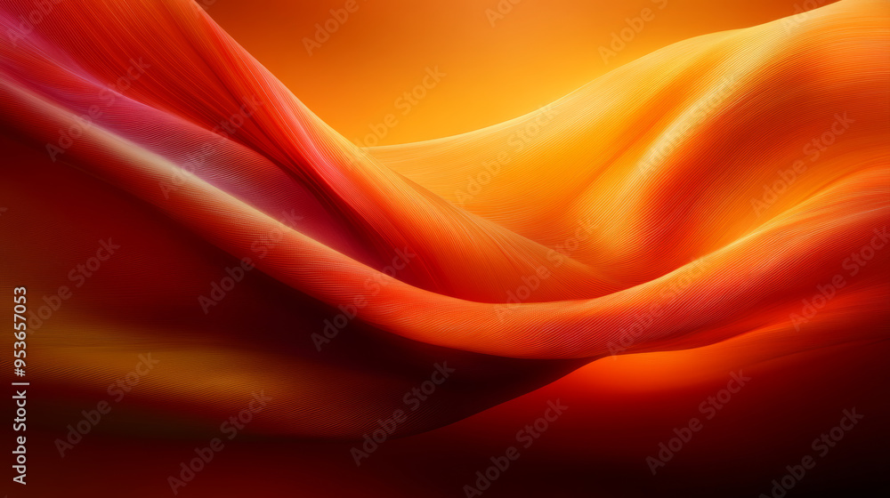 Obraz premium Dynamic Fusion of Organic and Geometric Shapes