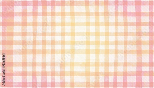 Wallpaper Mural レトロなギンガムチェックの壁紙 Torontodigital.ca