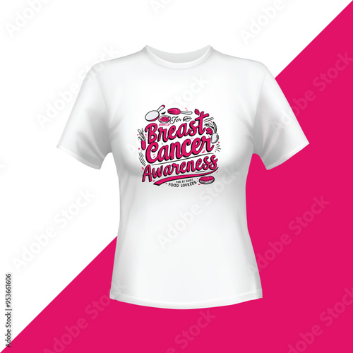 Breast Cancer Awareness t-shirt design for Woman