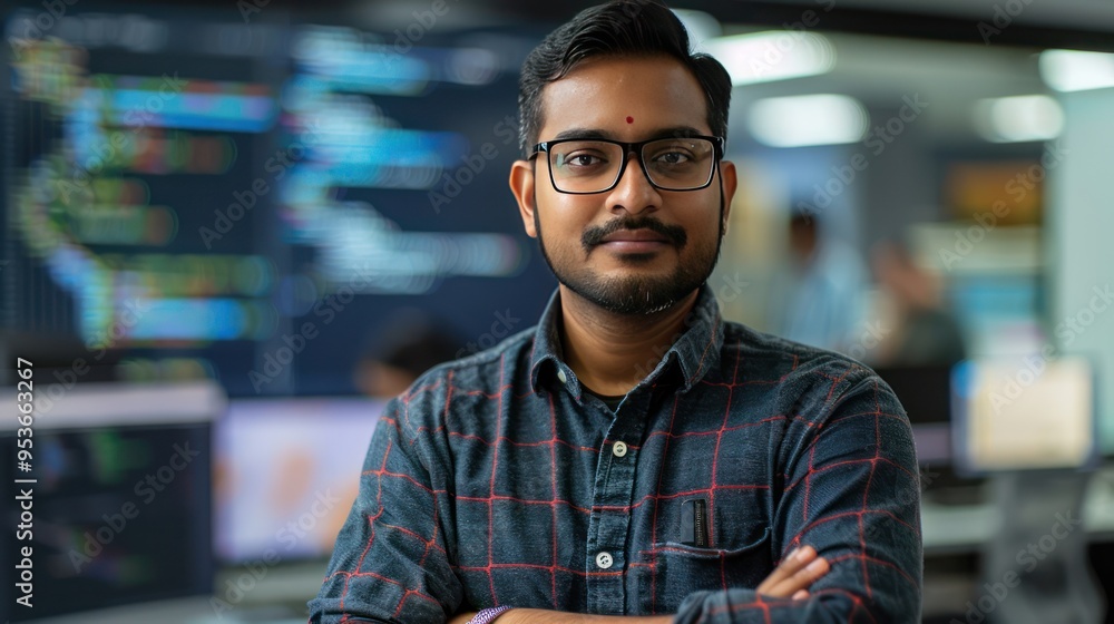 Portrait of a Confident Software Developer Portrait of a Confident Software Developer