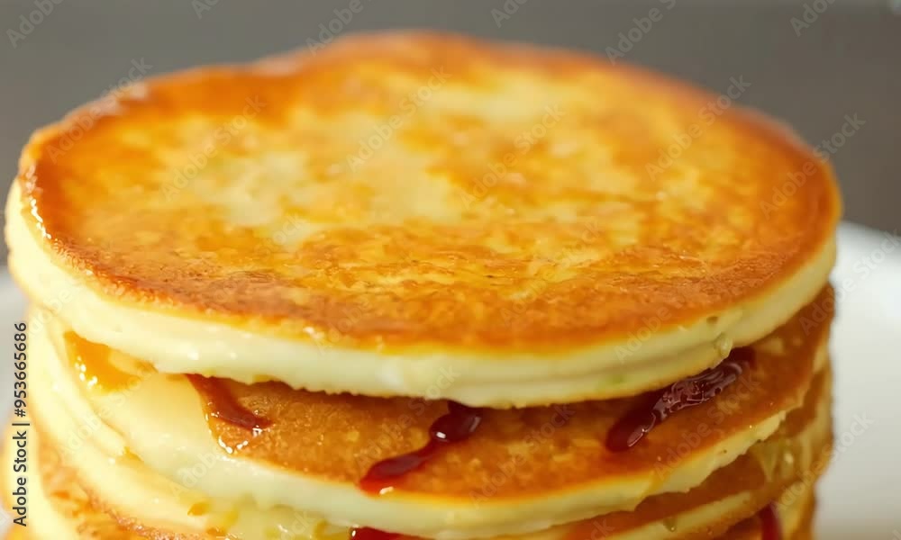 Stack of Delicious Pancakes with Syrup Stack of Delicious Pancakes with Syrup