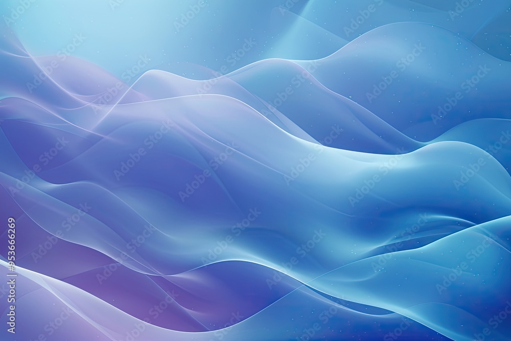 Obraz premium blue gradient background. gradient background with wave shapes