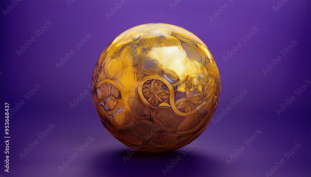 ball on purple ball on purple