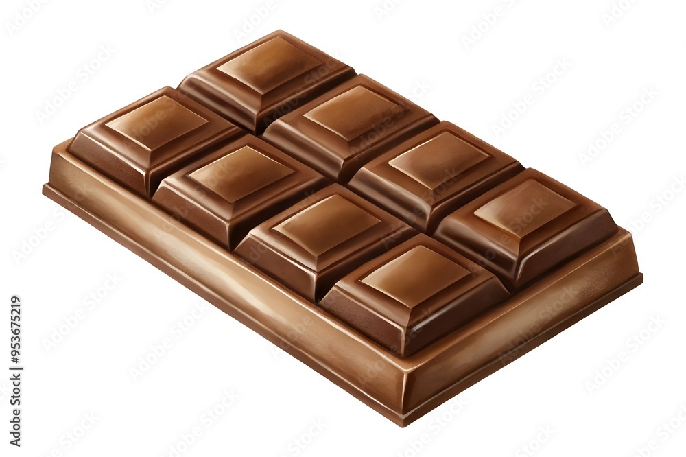 chocolate isolated on white background chocolate isolated on white background