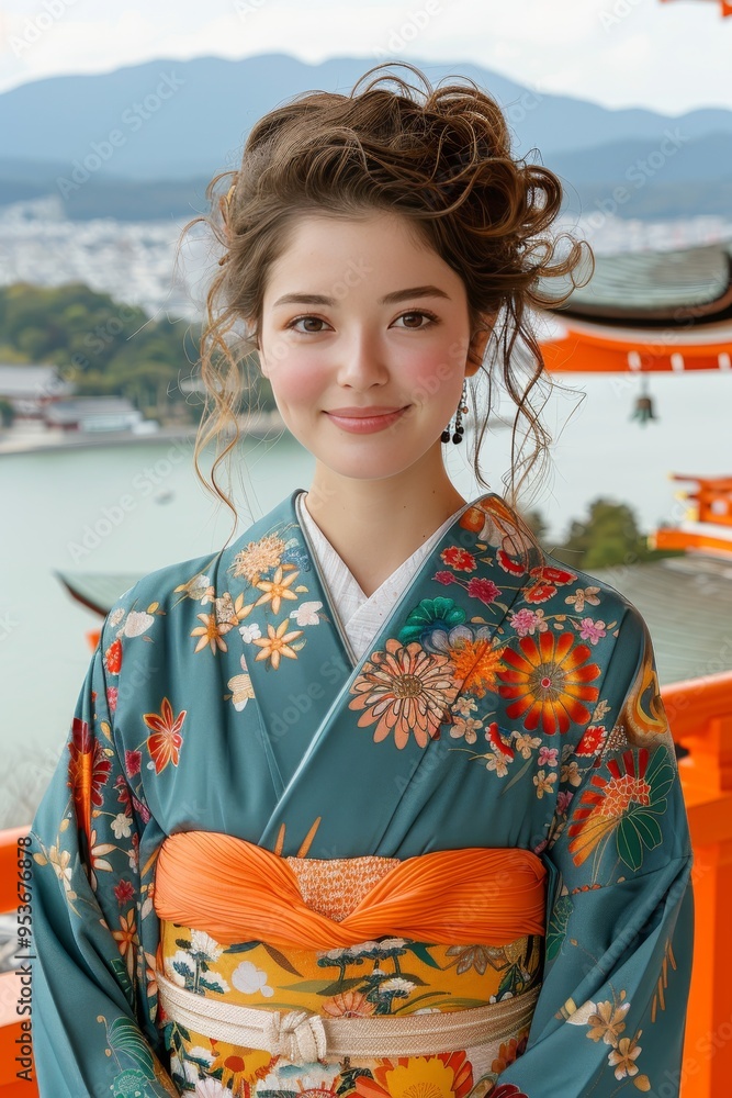 Elegant japanese women in traditional kimonos gracefully strolling through japan s charming streets