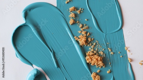 Floral Christmas decorations adorn a wooden door, bringing the beauty of nature into the holiday spirit