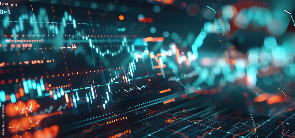 Abstract Visualization of Data and Technology Abstract Visualization of Data and Technology