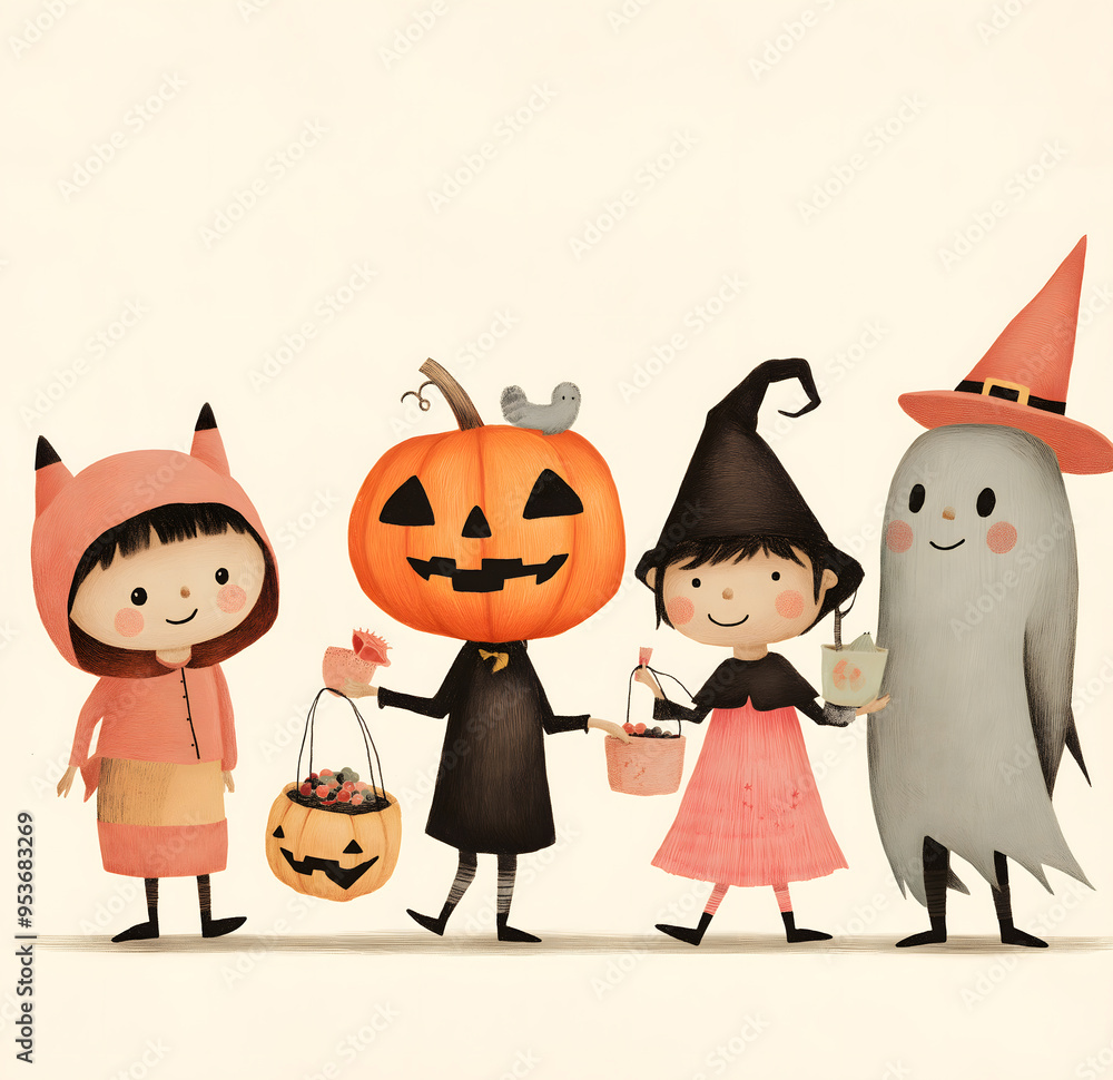 Children Dressed for Halloween
Children Dressed for Halloween