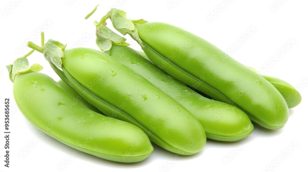 Fresh Peas on White Background: A Crisp and Clean Representation of Green Peas, Showcasing Their Natural Color and Texture Against a Simple White Backdrop. Fresh Peas on White Background: A Crisp and Clean Representation of Green Peas, Showcasing Their Natural Color and Texture Against a Simple White Backdrop.