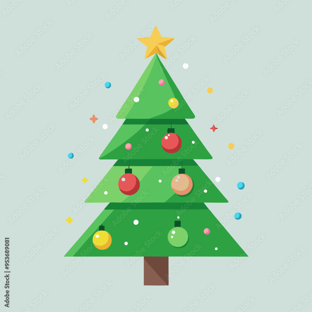 christmas tree illustration christmas tree illustration