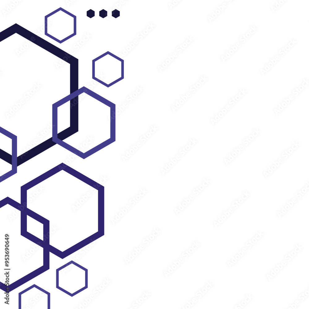 Hexagon Outline Border Hexagon Outline Border