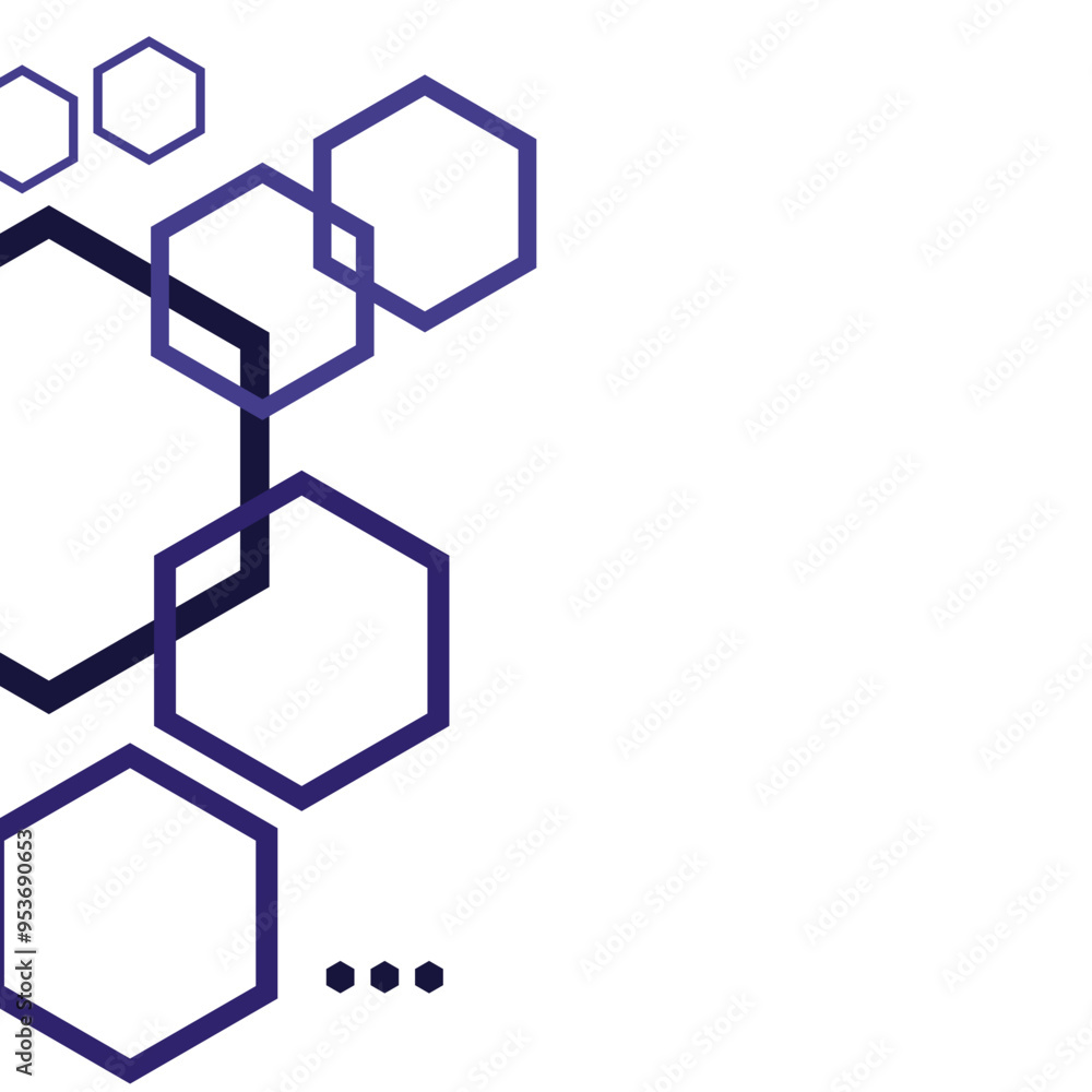 Hexagon Outline Border Hexagon Outline Border