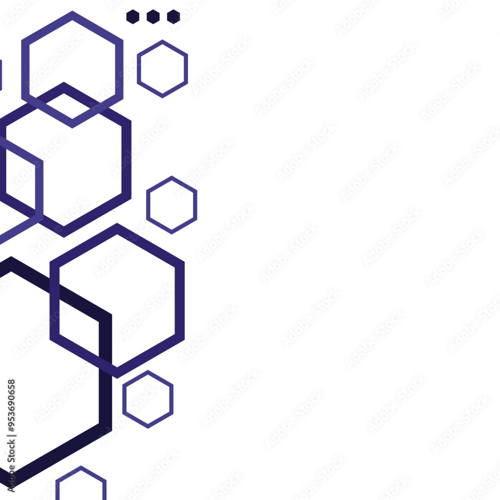 Hexagon Outline Border Hexagon Outline Border