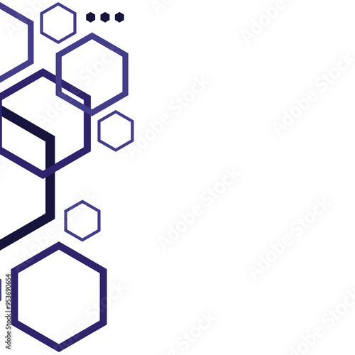 Hexagon Outline Border