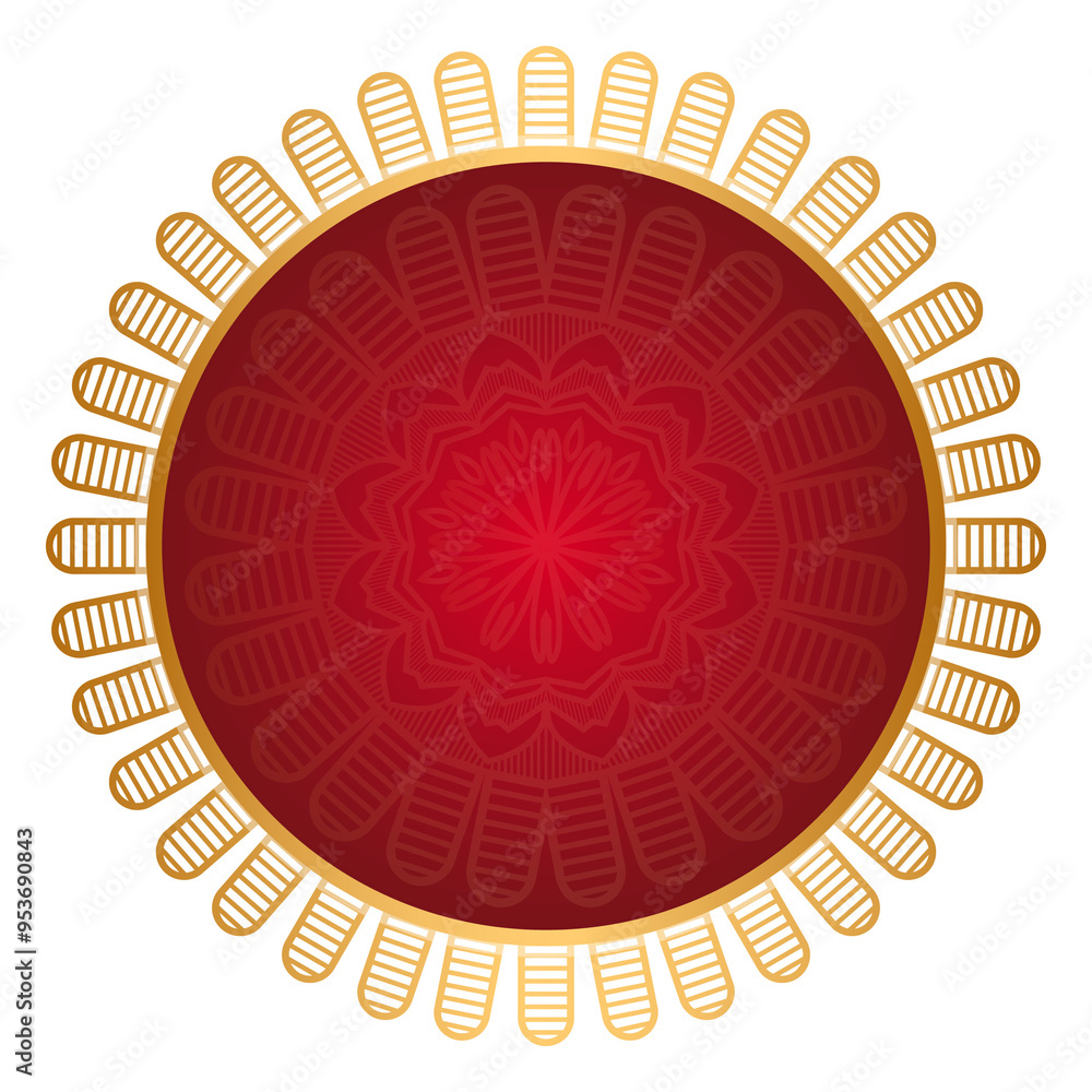 Luxury golden or gold circle frame border design with dots transparent background Luxury golden or gold circle frame border design with dots transparent background