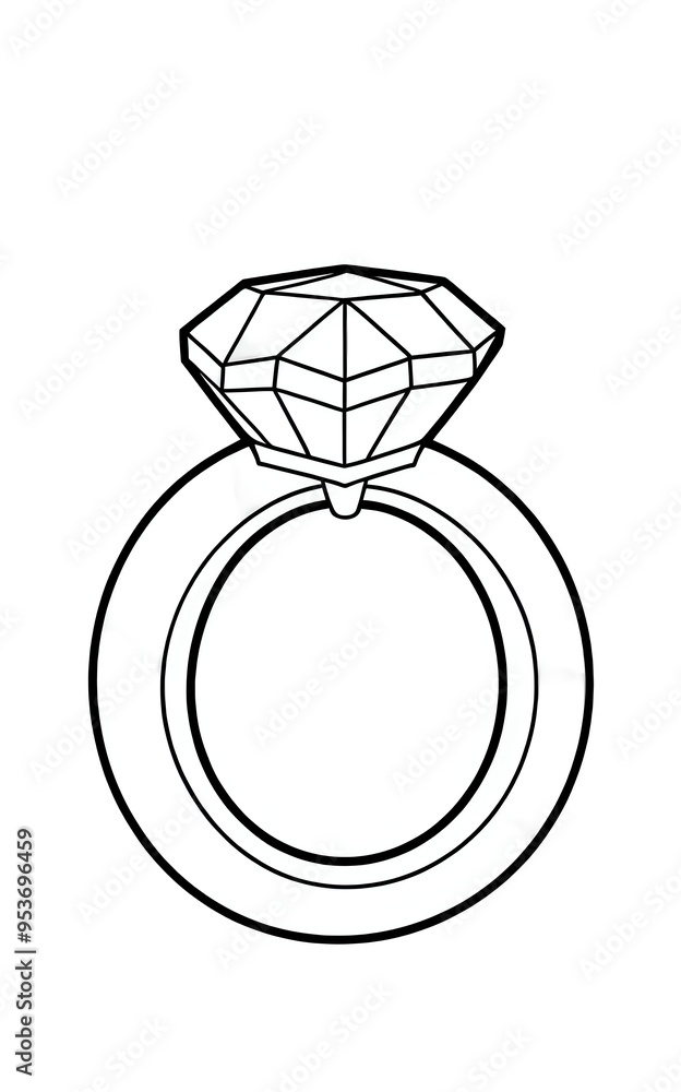 diamond ring coloring