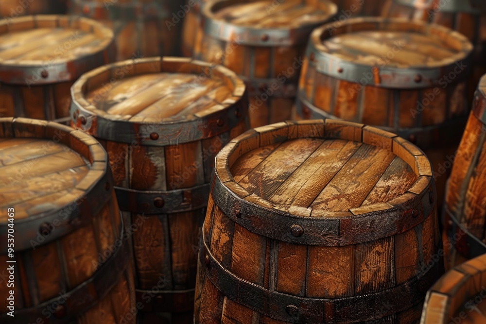 Fototapeta premium Exploring the History and Evolution of Barrels