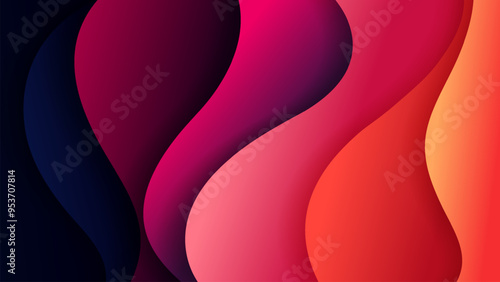 Vector background with soft gradient color on background .Vector background for wallpaper. Eps 10