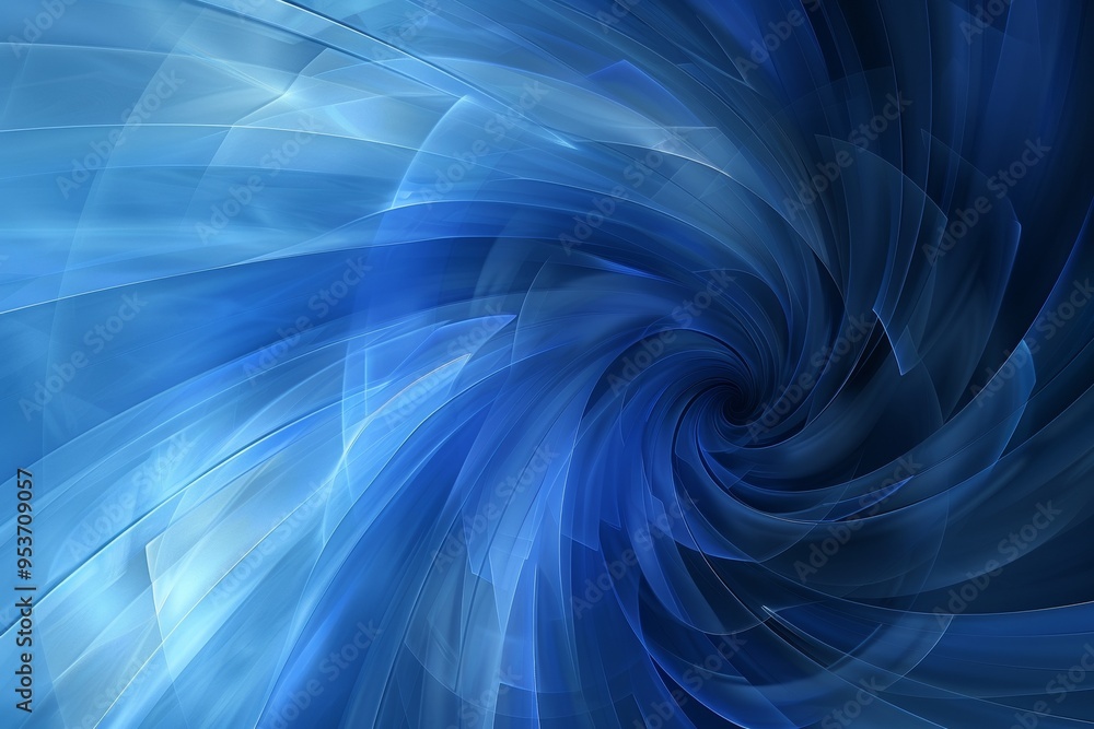 Abstract blue background with swirling lines and shapes, creating an elegant and modern design Abstract blue background with swirling lines and shapes, creating an elegant and modern design