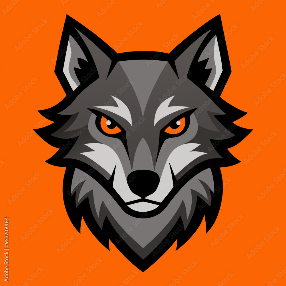 wolf head vector wolf head vector