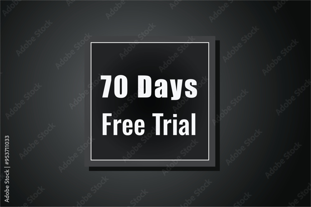 70 day free trial banner design. 70 days free banner background
70 day free trial banner design. 70 days free banner background