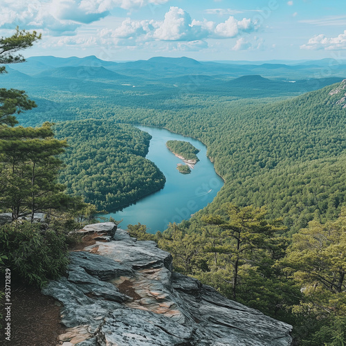 mountain river in the mountains