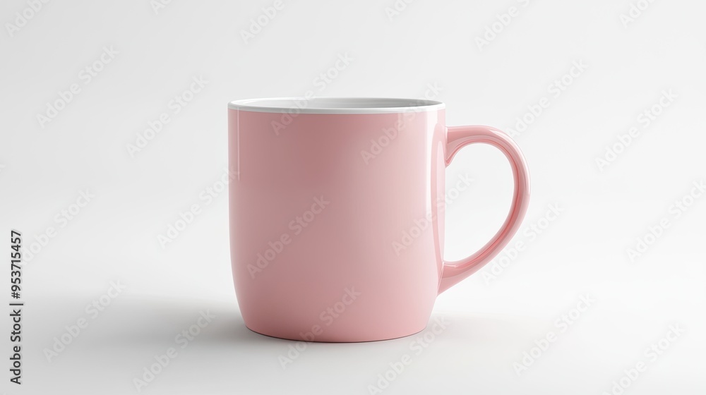 Mug mockup isolated on white background. template mockup logo brand Mug mockup isolated on white background. template mockup logo brand