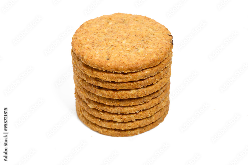 butter cookie on white background butter cookie on white background