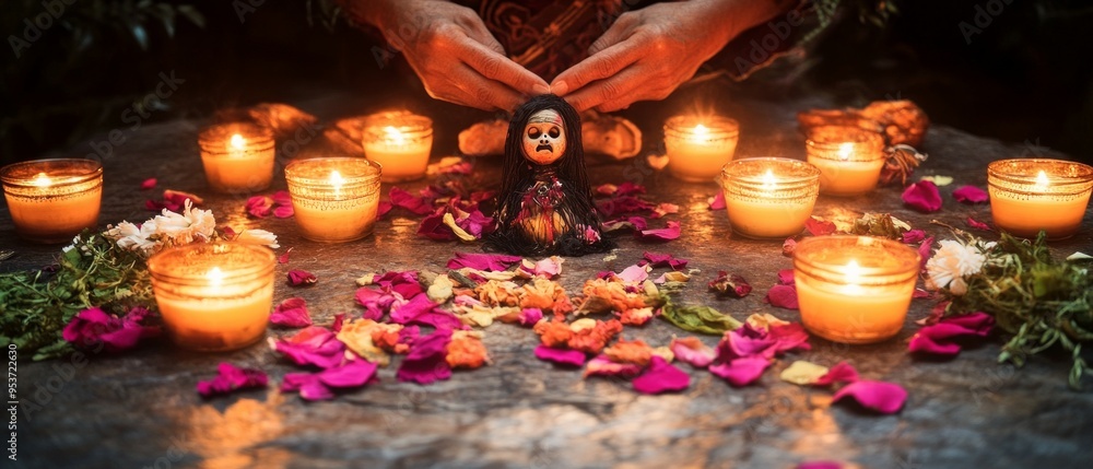 Voodoo Doll Ritual Practice Voodoo Religion Spiritual Symbol Voodoo Doll Ritual Practice Voodoo Religion Spiritual Symbol