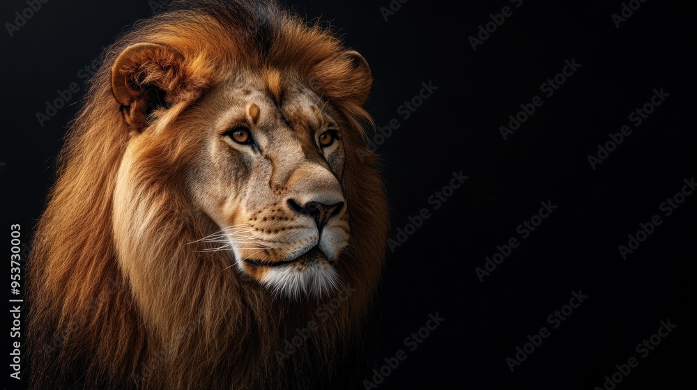 Fototapeta premium Majestic Lion Portrait