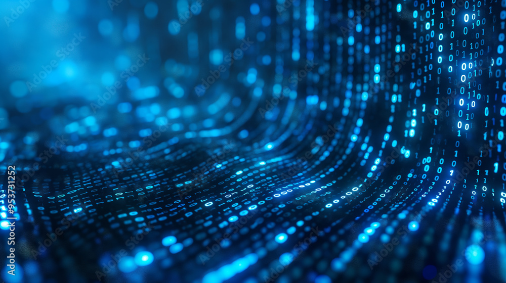 Digital binary code matrix background ,data flow,data lake,big data concept. Digital binary code matrix background ,data flow,data lake,big data concept.