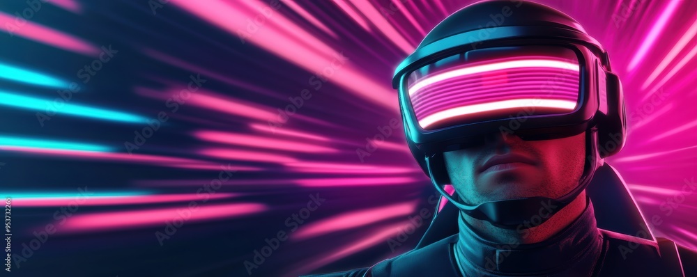 Virtual race simulation, AI-enhanced car performance, neon holographic dashboard Virtual race simulation, AI-enhanced car performance, neon holographic dashboard