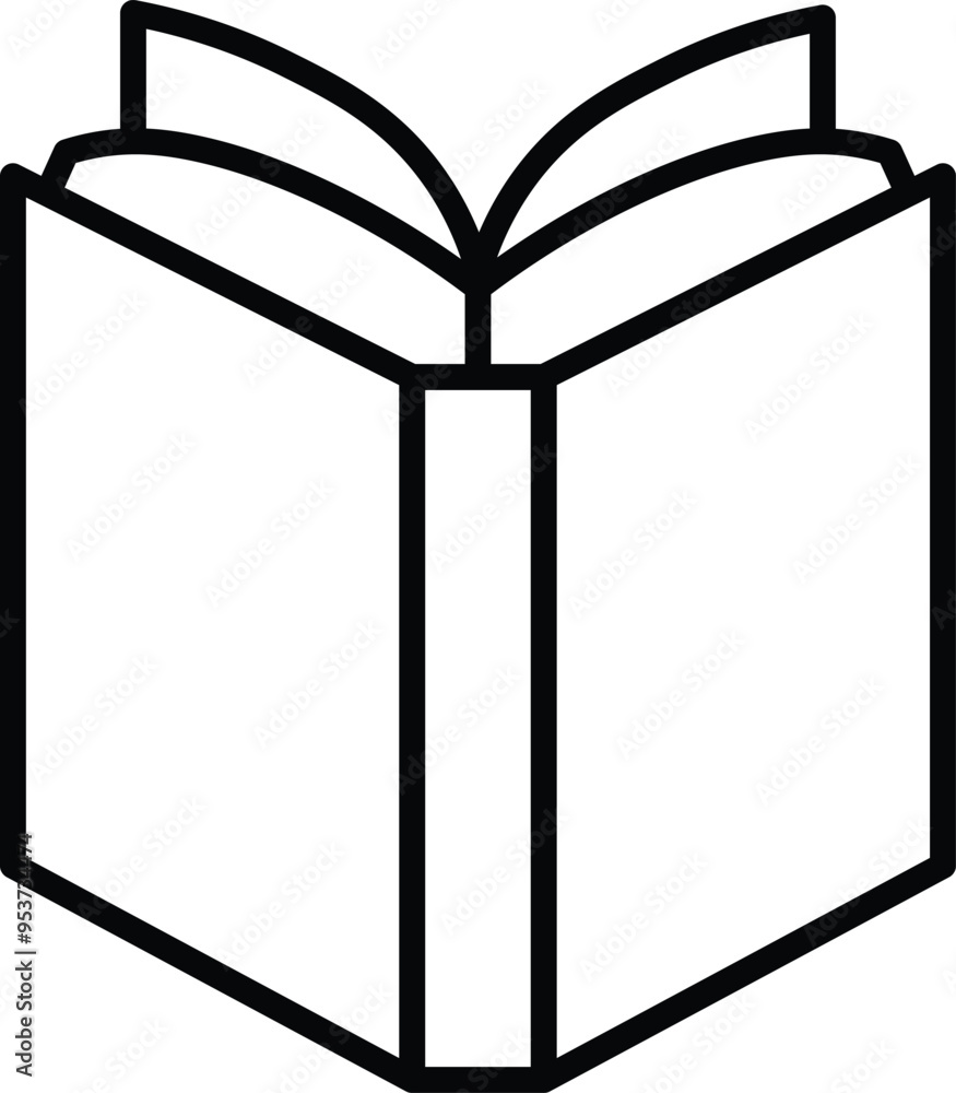 Open book icon pictogram set illustration Open book icon pictogram set illustration