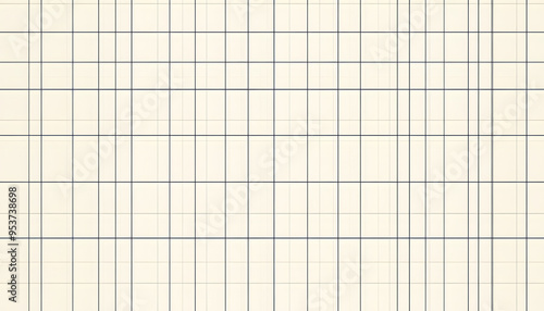 A clean, grid-like pattern with thin lines and ample spacing, providing structure without clutter