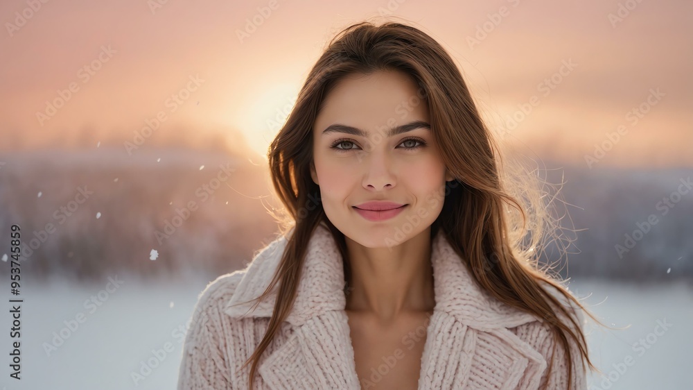 sunkissed portrait of a woman with a gentle expression background sunkissed portrait of a woman with a gentle expression background