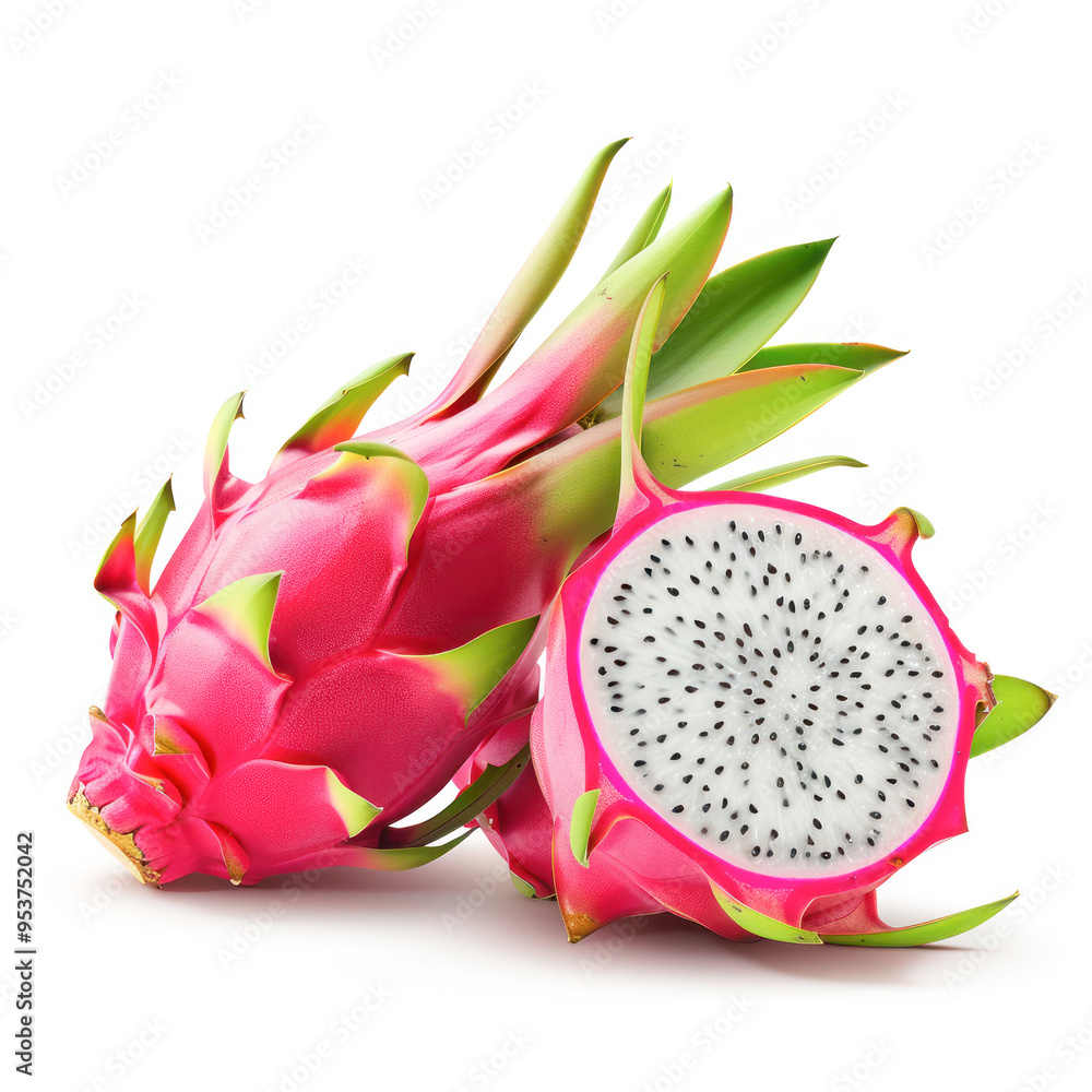 Dragon Fruit on white background Dragon Fruit on white background