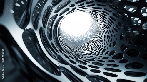 Intricate network of organic structures illuminated with warm light showcasing remarkable details and patterns in a close-up view